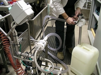 Esecuzione di un riempimento fustini