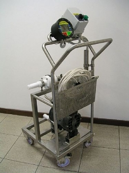 Riempimento fustini con prodotti corrosivi