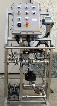 Moving dosing system with separate predeterminator
