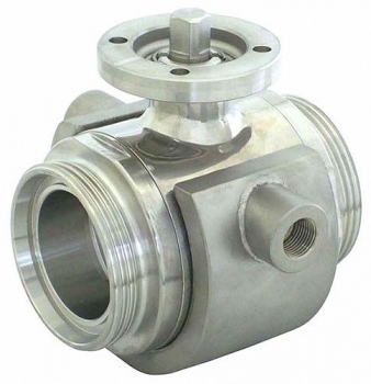 Valve with DIN connections and Heating Jacket